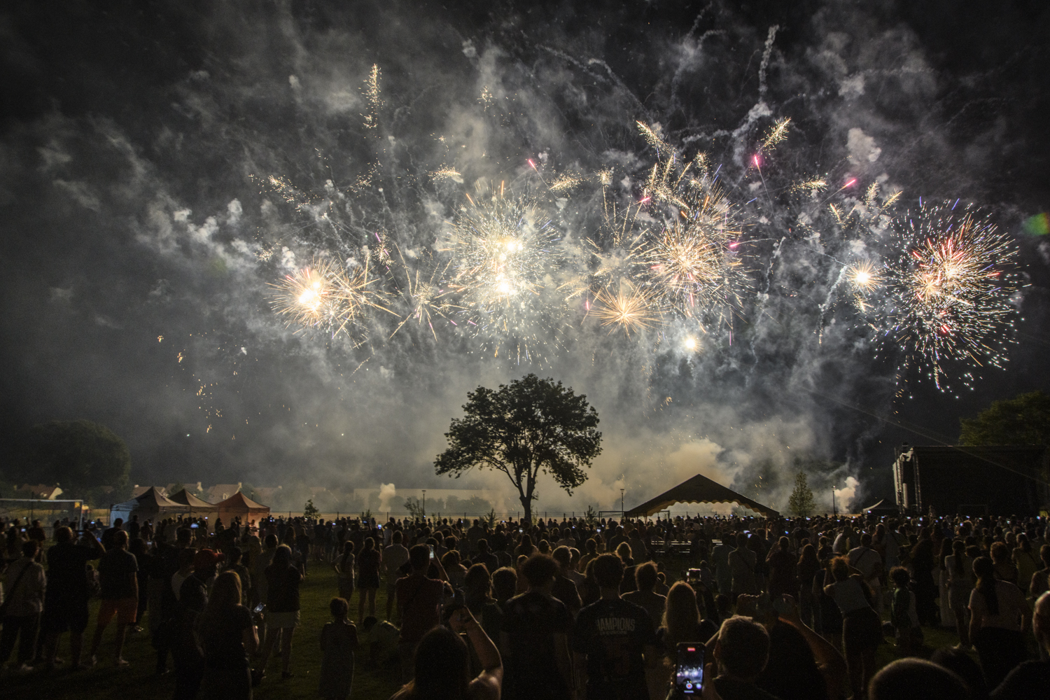 Feu d'artifice, fête de la musique Studio Mir photo Chennevières-sur-Marne